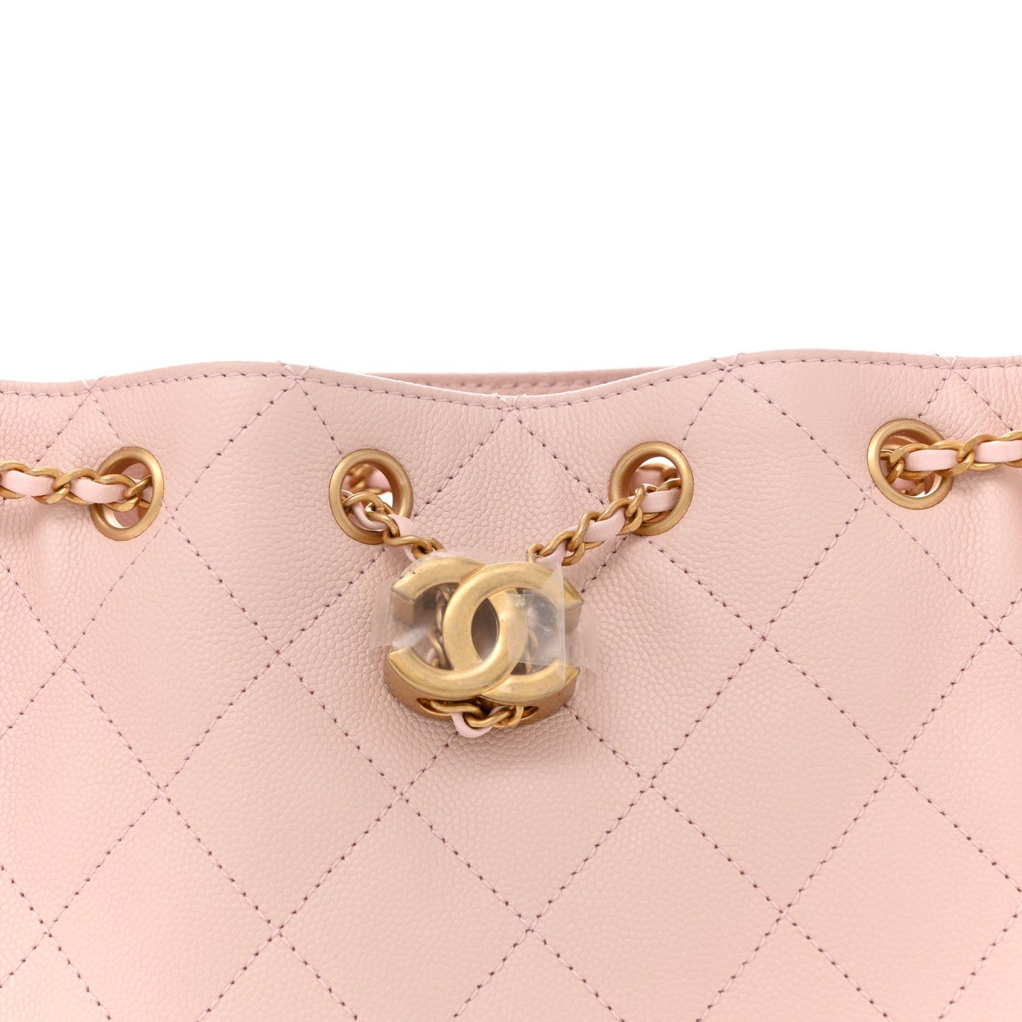 Caviar Quilted Mini Chanel 25 Handbag Light Pink