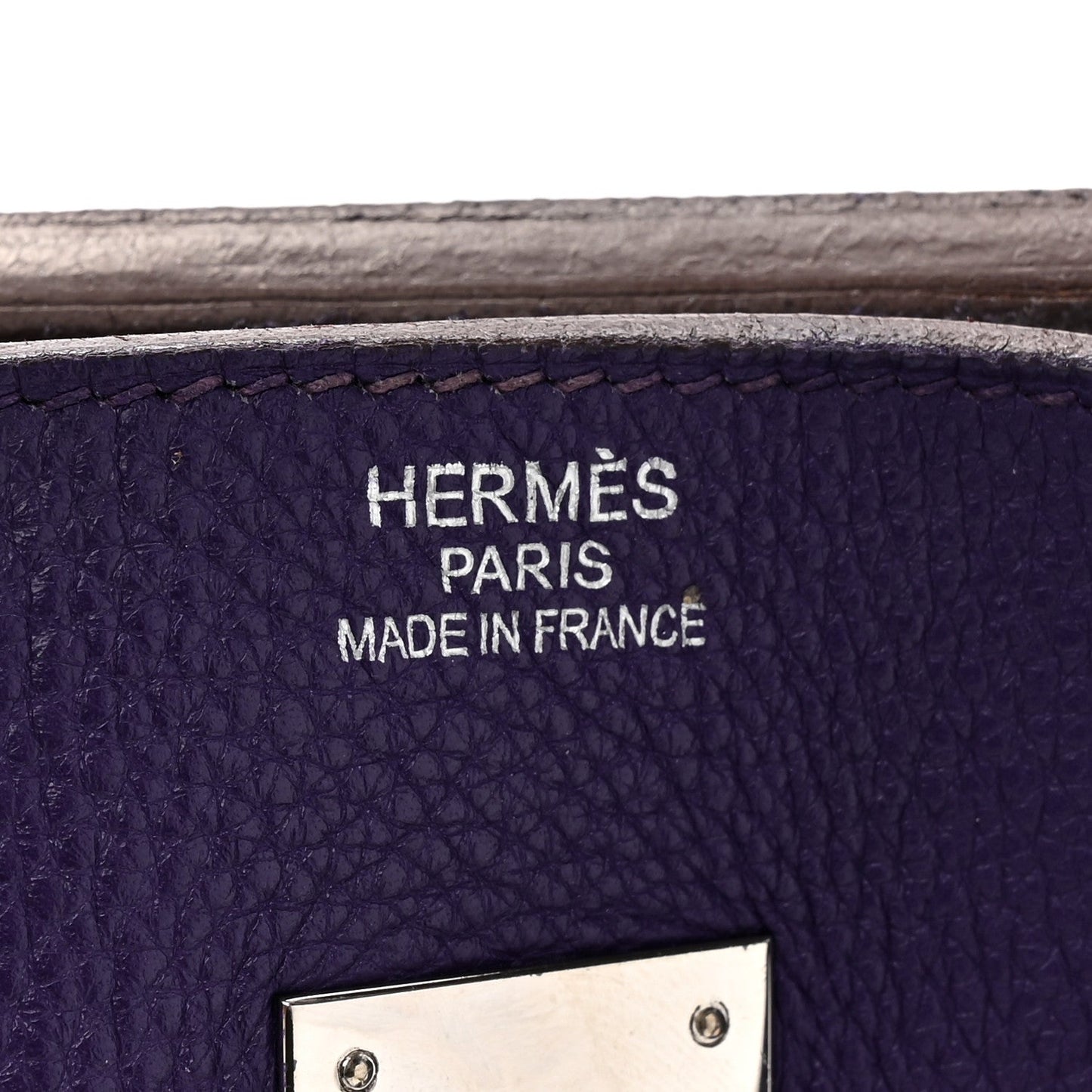 Taurillon Clemence Birkin 35 Iris