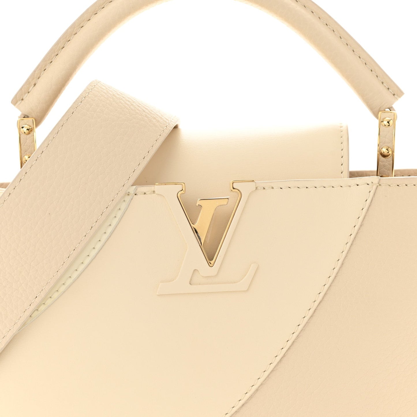 Taurillon Gelato Capucines BB Tonal Vanilla Beige