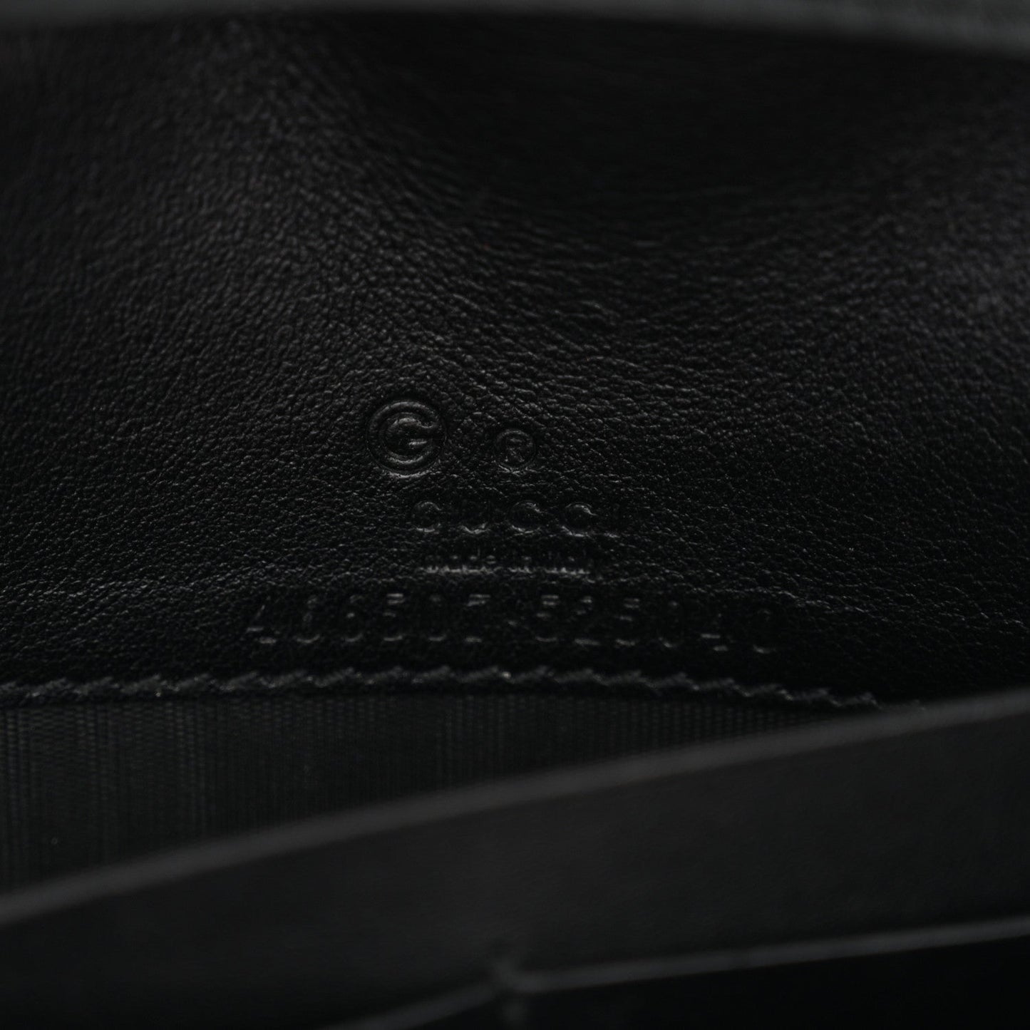Soft Microguccissima Crossbody Wallet Black